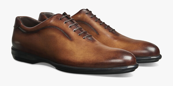 18AW★ベルルッティ★AMADEO PERUGIA ベルルッティスーパーコピー レザー オックスフォード/茶系 S4140-V1